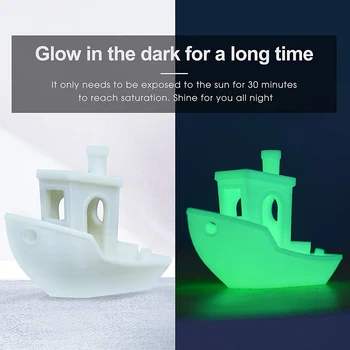 0,25 КГ Светящийся PLA Glow PLA Fliament 1,75 мм Светящийся PLA 3D принтер Светящаяся Нить Накаливания для Подарка на Хэллоуин