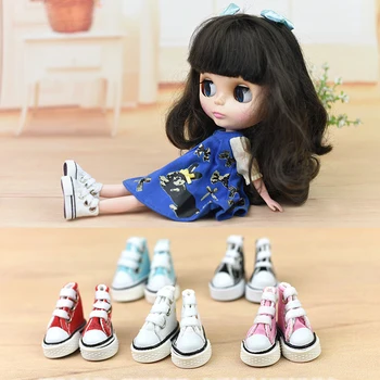 1 Пара кукольных туфель 3,5 см для куклы Blyth Licca Jb, мини-обувь для русской куклы, Кроссовки, Обувь для куклы 1/6 BJD, Аксессуары для кукол