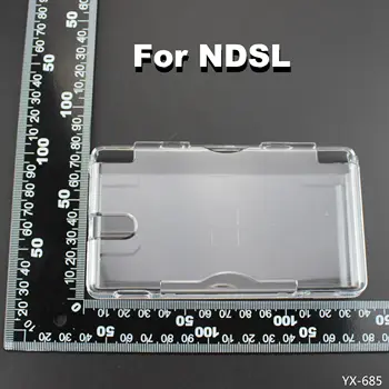1 шт. Абсолютно новый прозрачный чехол с кристаллами, прозрачный жесткий чехол для игровой консоли DSL NDS Lite NDSL DS Lite