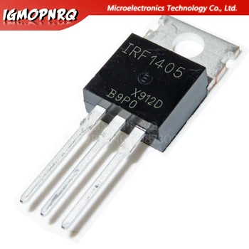 10 шт. IRF1405 TO-220 MOSFET MOSFT 55 В 133A 5,3 Мом 170nC новый оригинальный