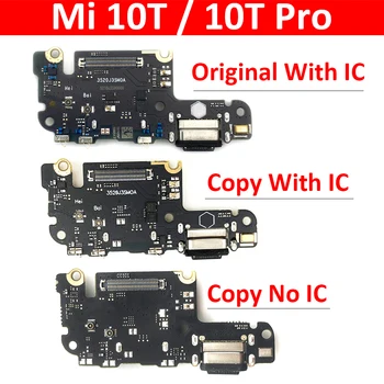 100% Оригинальная новинка для Xiaomi Mi 10T Mi10T Pro USB Micro зарядное устройство Порт зарядки док-станция Разъем микрофонной платы Гибкий кабель