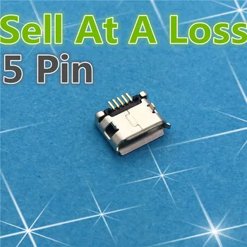 10шт G21 Micro USB 5pin DIP Разъем-розетка для мобильного телефона, мини-USB разъем для зарядки, Кудрявый Рот, Высокое качество, продажа в убыток