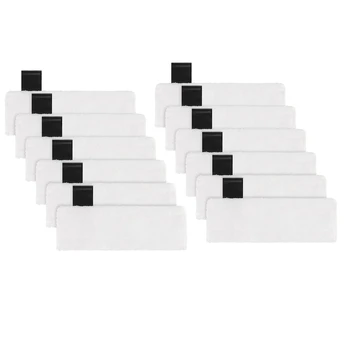 12 упаковок тряпок для швабры из микрофибры, совместимых с пароочистителями Karcher Easyfix SC2, SC3, SC4, SC5
