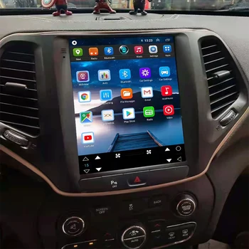 128 ГБ Tesla Стиль Android Экран Автомобильный Радионавигатор GPS Для Jeep Cherokee 5 KL 2013-2018 Автомобильный Стерео Мультимедийный Плеер Carplay