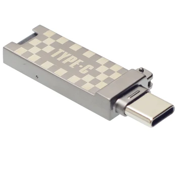 2 в 1 Устройство чтения карт Micro SD USB 3.1 Type-C Type A к разъему для карт памяти TF адаптер для смартфона Macbook OTG с кольцом для ключей