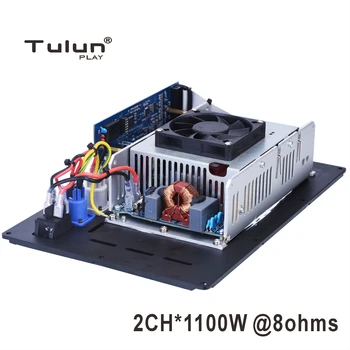 2-канальный модуль усилителя сабвуфера мощностью 1100 Вт при 8 Ом, пластинчатый модуль усилителя DSP класса D, сабвуфер с питанием от модуля Tulun Play AM3002