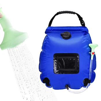 20-литровая сумка для душа на солнечной батарее, Портативная сумка для душа с солнечным подогревом, для кемпинга, Альпинизма, Пеших прогулок, пляжного разбрызгивателя