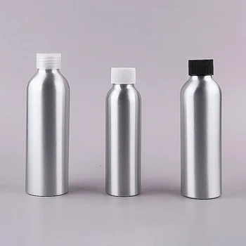20 шт./лот, Алюминиевая бутылка с винтовой пластиковой крышкой для Колы, Парфюмерно-косметический контейнер, Гидролат, Дорожные бутылки для раздельного хранения
