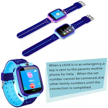 2023 Детские Умные часы Q12 GPS Часы SOS Трекер Детские телефонные часы IP67 Водонепроницаемая sim-карта 2G Для мальчиков и Девочек Детский подарок для телефона