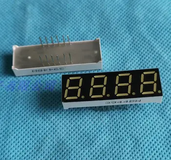 20ШТ 4-битный цифровой ламповый светодиодный дисплей 7 сегментный белый 0,39 дюйма с общим АНОДОМ 0,39 