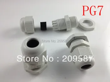 20шт PG7 PG07 Водонепроницаемый соединительный кабель диаметром 3,5-6 мм