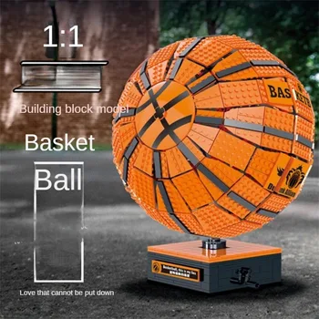 2221 шт. Строительные блоки Баскетбольная модель 1 на 1 Забавные идеи Строительные Кирпичи Juguetes Детские Мужские игрушки для детей, подарки для взрослых