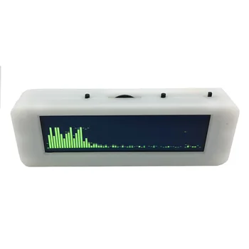3-дюймовый OLED-музыкальный спектр с голосовой активацией, 8 эффектов отображения, Спектр звукоснимателя для автомобиля, HiFi, Мониторинг компьютерного оборудования
