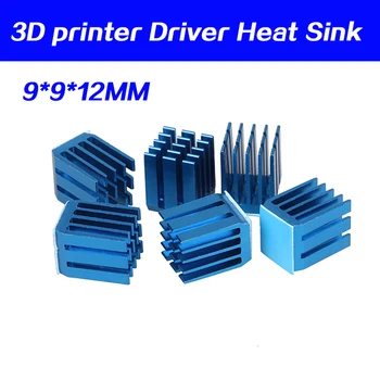 3D принтер, драйвер шагового двигателя, теплоотвод, модуль A4988, новые аксессуары для теплоотвода, 9*9*12 мм, 10 шт.