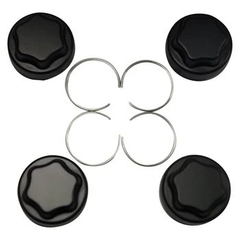 4 комплекта колпачков для ступиц, центральные колпачки для колес 1523805-744 черного цвета для Rzr Pro 4