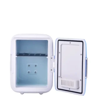 4Л Мини-автомобильный холодильник 220 В, портативный маленький холодильник в машине, охладитель для напитков, автомобильный косметический холодильник для путешествий