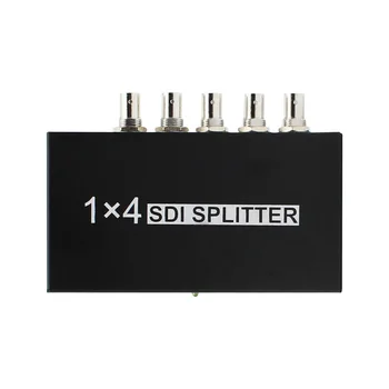 5 ШТ. Мини-конвертер SDI 1 * 4 Коммутатора SDI 1 Входной порт 4 Выходных Порта Поддерживает SD HD 3G-SDI HD Дистрибутив Бесплатная Доставка