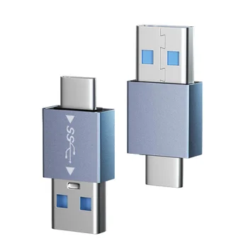50 шт./лот Универсальный USB C OTG Адаптер Type C Штекерный к Micro USB C Женский Конвертер Для Samsung S21 S20 S10 Xiaomi Huawei USBC