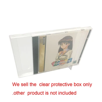 50 шт. прозрачный защитный ящик для хранения чехол для Sega Saturn SS для Genesis 6 game carrtriage Розничная коробка 1CD protect