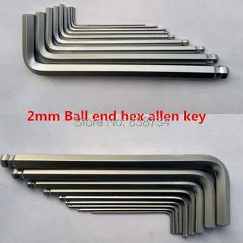 50шт 2 мм шестигранный ключ гаечный ключ с шаровым концом шестигранный ключ гаечный ключ шестигранный ключ ключ