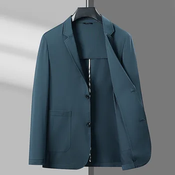 6358-новый мужской костюм небольшого размера, корейская версия приталенного костюма, мужской молодежный пиджак большого размера, деловой тренд