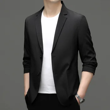 6701- Мужской костюм, весенний новый деловой профессиональный приталенный костюм, мужской пиджак, повседневная корейская версия костюма
