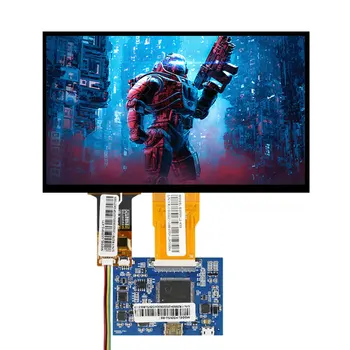 7-дюймовый ЖК-экран 550 с высокой Яркостью и разрешением 1024*600, драйвер сенсорного экрана RGB 50 контактов BI070YL2-K55