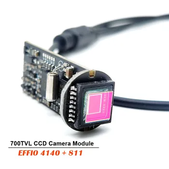 700TVL CCD 960H EFFIO 4140 + 811 Проводной Модуль Мини-Пулевой видеокамеры Аналоговая камера Видеонаблюдения