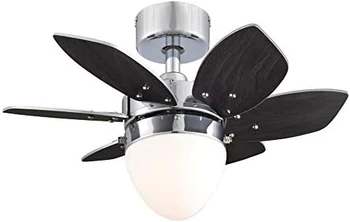 7232800 Потолочный вентилятор Origami с подсветкой, 24 дюйма, для приготовления эспрессо