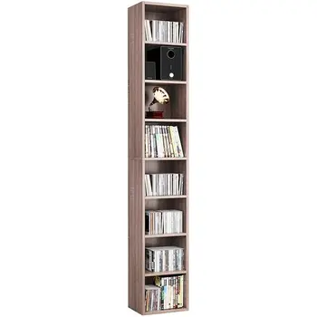 8-ярусный деревянный книжный шкаф, Кубический органайзер высотой 70,9 