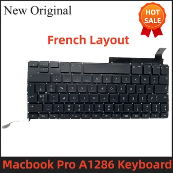 A1286 Французский Франция Великобритания Раскладка клавиатуры для Macbook Pro 15 