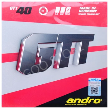 Andro GTT40 Резина для настольного тенниса Fast attack + Петля профессиональные прыщи в губке для пинг-понга