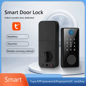 Bluetooth-совместимая смарт-карта, цифровой кодовый замок из алюминиевого сплава, защитные дверные замки, защита от кражи без ключа с ключом для дома