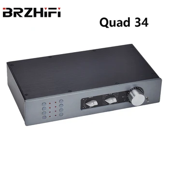 BREEZE Audio Clone Классический Британский Предусилитель QUAD 34 для Аудиофильского Домашнего Кинотеатра, Предусилитель стереозвука