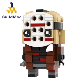 BuildMoc Jason Wacky Brickheadz Bricks Sterne Filme Друзья Фигурки Коллекция Игрушек 150 шт Строительные блоки Горячая распродажа