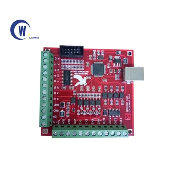 CNC Красная Разделительная плата USB MACH3 100 кГц 4-осевой интерфейс Драйвер Контроллер Движения Плата драйвера