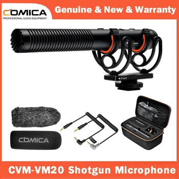 Comica CVM-VM20 Super Cardioid Shotgun Микрофон для смартфонов, зеркальных фотокамер, видеокамер, Планшетов, ноутбуков, записи видео интервью
