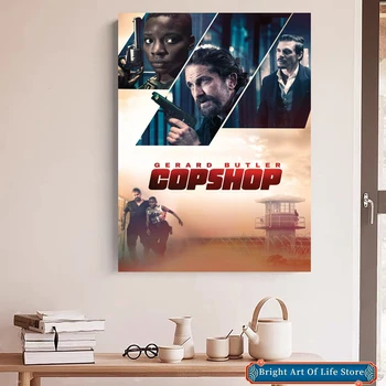 Copshop (2021) Художественная обложка для постера фильма, принт с изображением звезды, Домашний декор для квартиры, настенная живопись (без рамки)