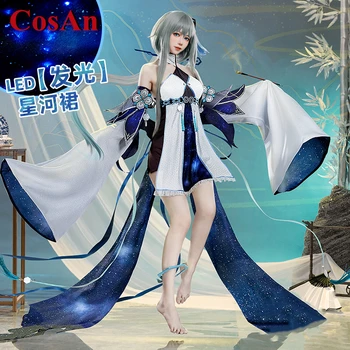CosAn Горячая игра Genshin Impact Guizhong Косплей костюм Великолепное Элегантное милое платье для активного отдыха Одежда для ролевых игр