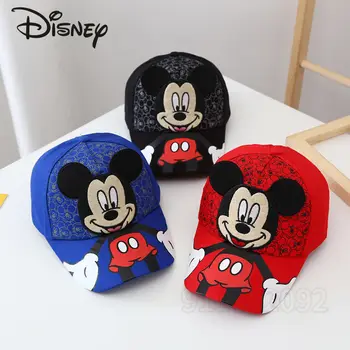 Disney Mickey 2022, Новая детская шляпа, роскошный бренд, модный тренд, солнцезащитная шляпа для мальчиков, Мультяшные Регулируемые бейсболки для мальчиков и девочек