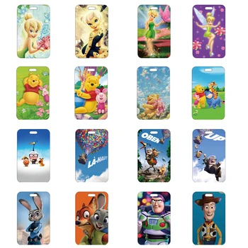 Disney UP ZOO Winnie Именная карточка Обложка Кампусная карточка сумка Держатель для карт Чехол для удостоверения личности Горизонтальный дизайн