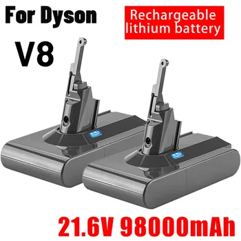 Dyson V8 21,6 V 98000mAh Сменная Батарея для Dyson V8 Абсолютный Пылесос Без Шнура Ручной Пылесос Dyson V8 Battery