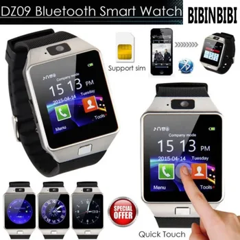 DZ09 Мужские Умные Часы с Сенсорным экраном Bluetooth Smart Watch Водонепроницаемая Камера Музыкальный Вызов relogio Поддержка SIM TF часы мужские Q18