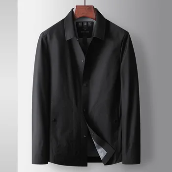 E1109-Мужской костюм Four Seasons, Повседневное свободное пальто в деловом стиле