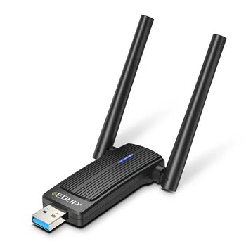 EDUP WiFi6 USB WiFi Адаптер 1800 Мбит/с Двухдиапазонный AX1800 2,4 G/5 ГГц Сетевая карта WiFi Ключ MU-MIMO USB3.0 Для Портативных ПК Windows