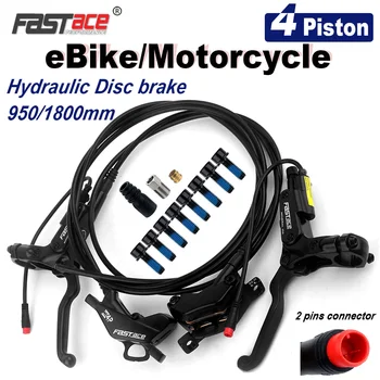 Fastace 4 Поршня E-bike Гидравлический Дисковый Тормоз Электрические Велосипедные Тормоза Датчик Выключения Тормозов для Мотоцикла Surron XC Dirt Bike