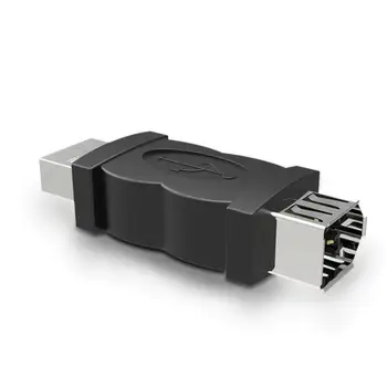 FireWire IEEE 1394 6Pin Женский USB 2.0 Тип A Мужской Адаптер Конвертер Портативный 2020
