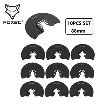 FOXBC 10 шт. дисковая пила с круговым вращением, Многофункциональные инструменты для Dremel, Bosch, Makita, Электроинструмент для резки дерева и металла