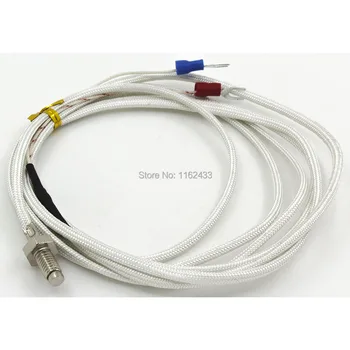 FTARB01 K E тип M6 M8 головка болта 4 м кабельный винт с оплеткой из стекловолокна, термопара, датчик температуры