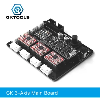 GKTOOLS, Mana 3-осевой контроллер шагового двигателя Плата драйвера для лазерного гравера DIY поддержка Benbox, GRBL